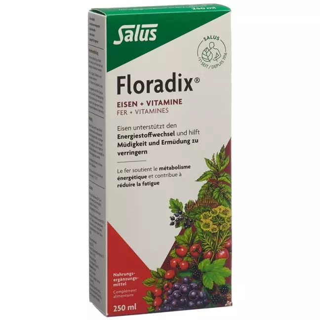 Floradix Железо + Витамин ФЛ 250 мл
