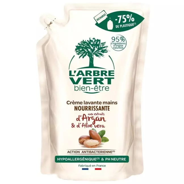 L'ARBRE VERT Refill Flüssigseife Argan FR