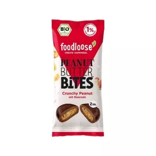 FOODLOOSE Peanut Butter Bites Crunchy Peanut