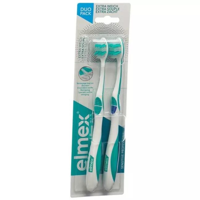 Elmex Sensitive Professional Duo Zahnburste 2 штуки Elmex Sensitive Professional Duo Zahnburste 2 штуки