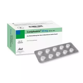 CANIPHEDRIN Tabl 20 mg ad us vet.