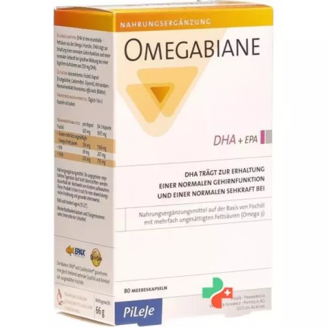 Omegabiane DHA + EPA 621 mg 80 Kaps Omegabiane DHA + EPA 621 mg 80 Kaps