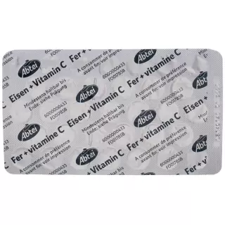 Abtei Eisen + Vitamin C Balance tablets 33 pieces