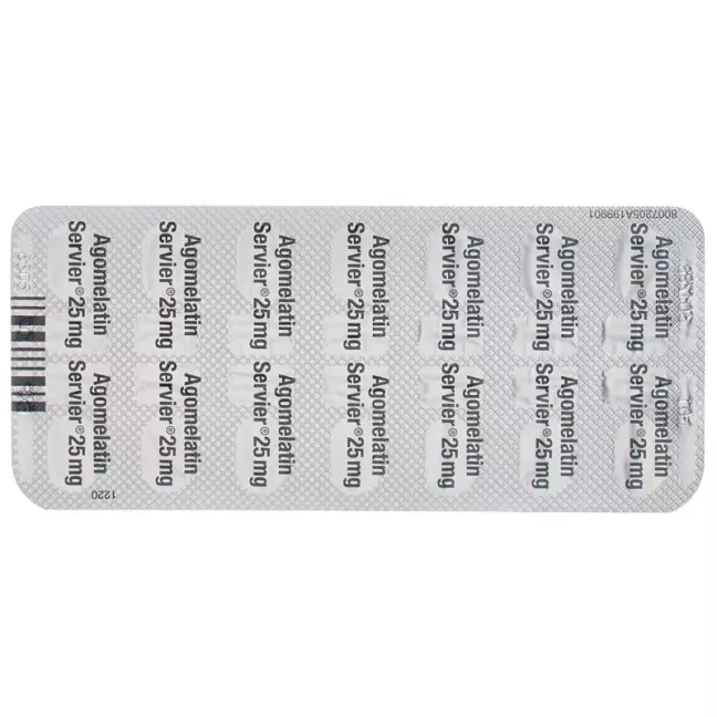 Agomelatin Servier Filmtabletten 25mg 98 Stück
