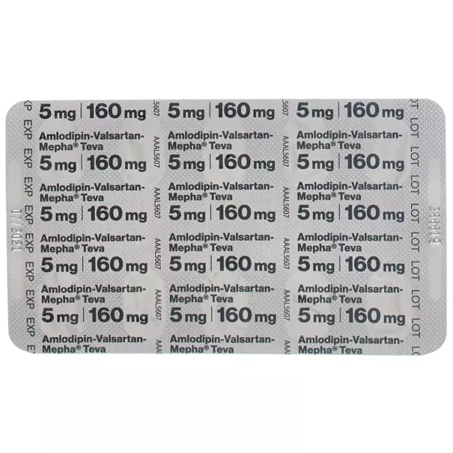 Amlodipin Valsartan Mepha Teva 5/160mg 28 Stück