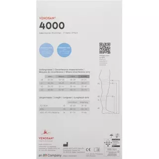 Venosan 4001 A-GH KKL1 M длинный открытый сафьян 1 пара