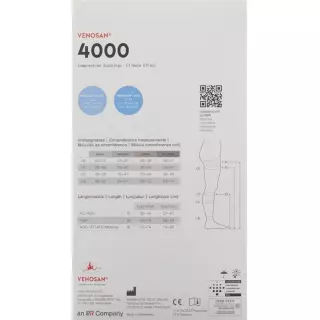 Venosan 4002 A-GH KKL2 S длинные закрытые сафьян мужские 1 пара