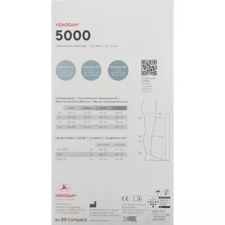 VENOSAN 5002 A-GHS KKL2 M укороченный мекси 1 пара