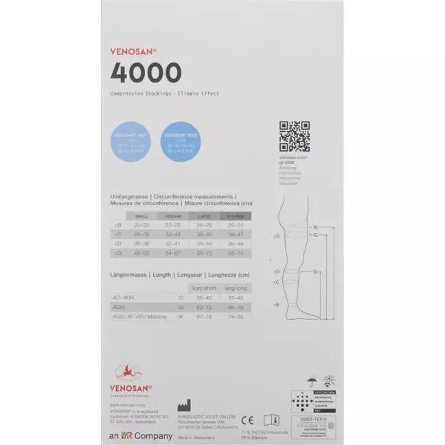 VENOSAN 4001 A-DH KKL1 L короткая стрижка, Мексика, 1 пара VENOSAN 4001 A-DH KKL1 L короткая стрижка, Мексика, 1 пара