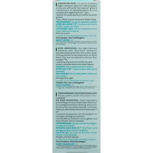 Nuxe Aquabella Emulsion Hydr Matif 50ml