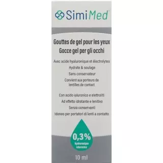 Simimed Augen Gel Tropfen 0.3% Hyaluron 10ml