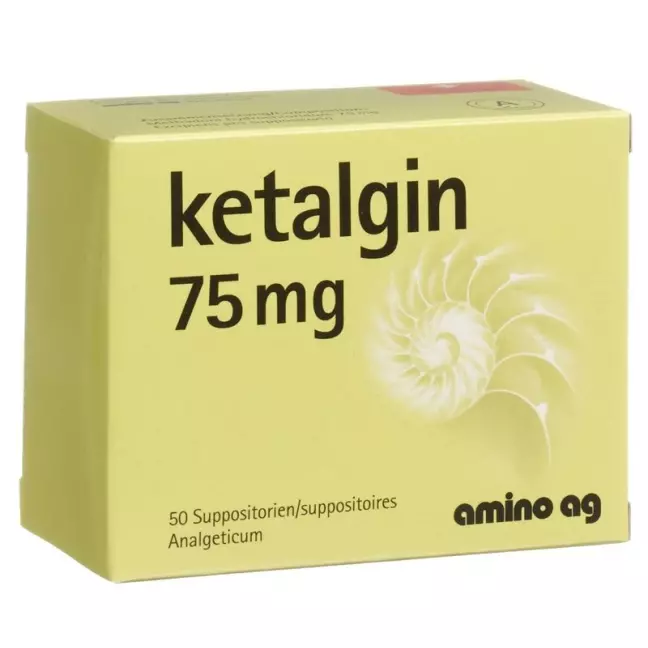Ketalgin Zäpfchen 75mg 50 Stück Ketalgin Zäpfchen 75mg 50 Stück