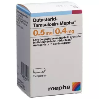 Dutasterid Tamsulosin Mepha Kapseln 0.5/0.4mg 7 Stück