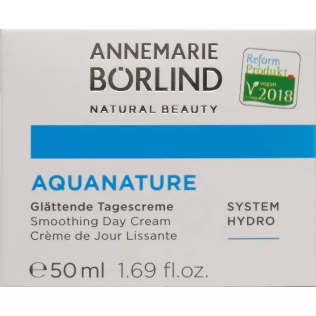 Boerlind Aquanature Разглаживающий дневной крем 50 мл Boerlind Aquanature Разглаживающий дневной крем 50 мл