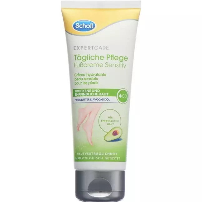 Scholl ExpertCare Daily Care Крем для ног Sensitive Tb 75 мл