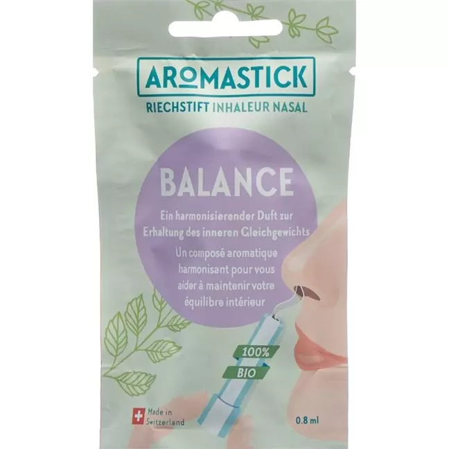 Нюхательная палочка AROMASTICK 100% органическая балансовая сумка