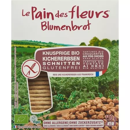 Blumenbrot Knusprige Schnitten Kichererbsen 150g