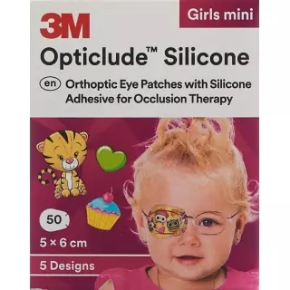 3M Opticlude Sil Augenv 5x6cm Mini Girl (n) 50 Stück