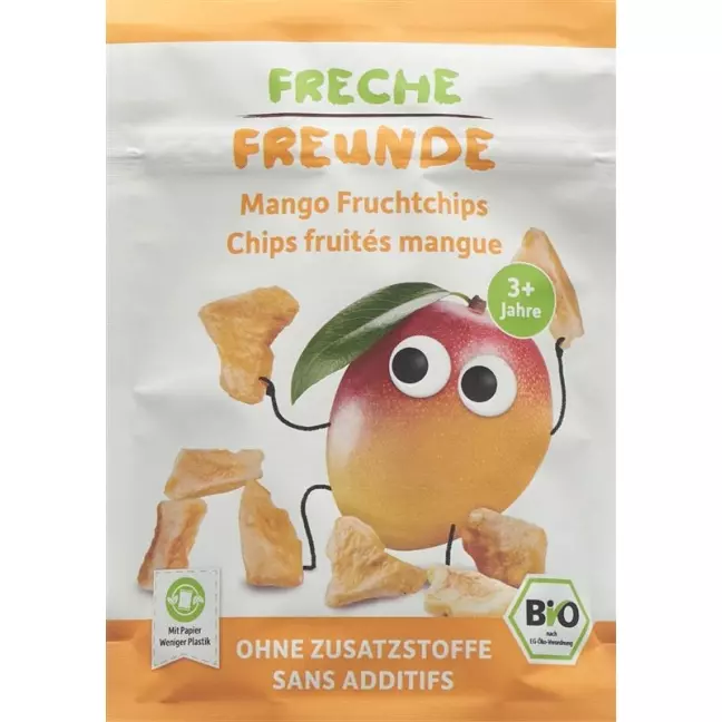 Freche Freunde Fruchtchips Mango Beutel 14g Freche Freunde Fruchtchips Mango Beutel 14g