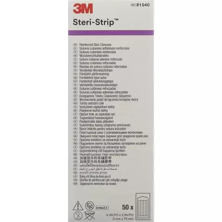 Полоски 3M Steri Strip 3х75мм Белые армированные (s) 50х 5 шт. Полоски 3M Steri Strip 3х75мм Белые армированные (s) 50х 5 шт.