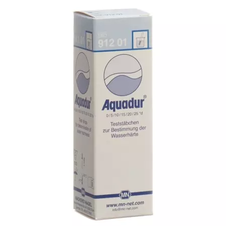 Полоски для определения жесткости воды Aquadur 0°d-25°d 100 шт.