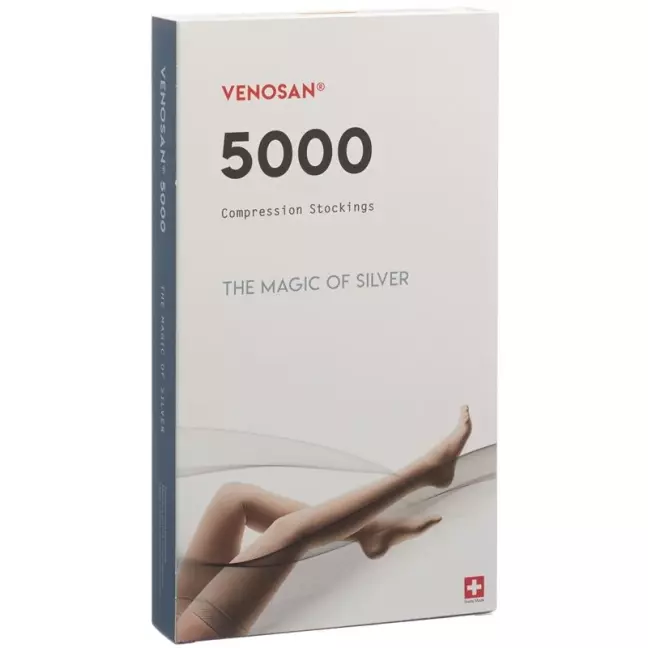 VENOSAN 5001 A-D KKL1 L короткие черные 1 пара