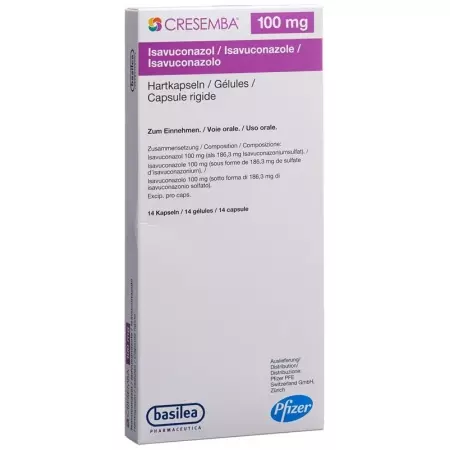 Cresemba Kapseln 100mg 14 Stück