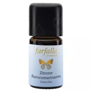 Эфирное масло Farfalla Lemon Organic с низким содержанием фурокумарина 5 мл