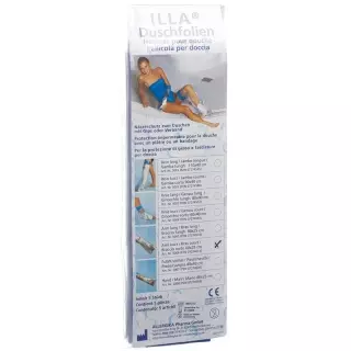 Защитная пленка для душа Illa 60х25см, короткая, 5 шт.