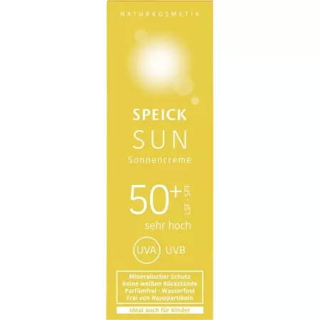 Speick солнцезащитный крем SPF 50 + Tb 60 мл
