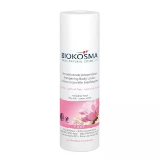 Biokosma успокаивающий лосьон для тела ORGANIC шиповник и ORGANIC бузина
