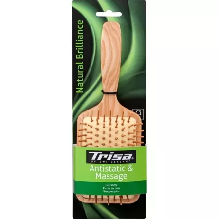 Trisa Natural Brilliance Hairbrush Paddle