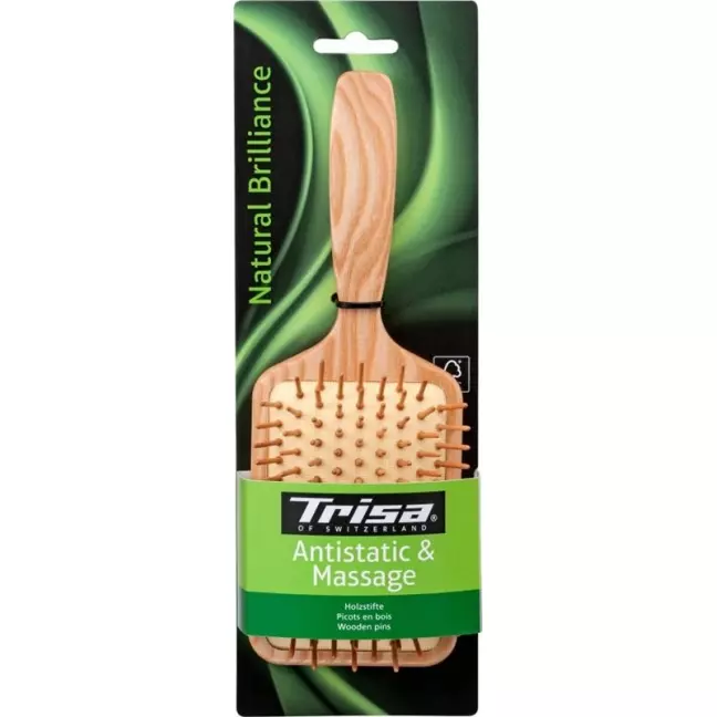 Trisa Natural Brilliance Hairbrush Paddle