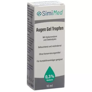 Simimed Augen Gel Tropfen 0.3% Hyaluron 10ml