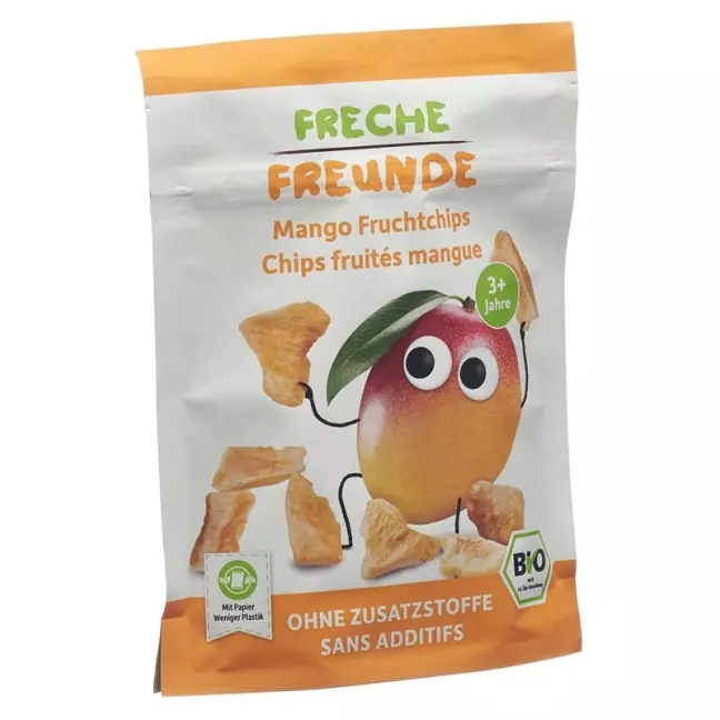 Freche Freunde Fruchtchips Mango Beutel 14g Freche Freunde Fruchtchips Mango Beutel 14g
