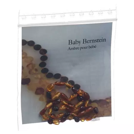Selena's Baby Amber Necklace 32-34cm Multicol Oval Selena's Baby Amber Necklace 32-34cm Multicol Oval