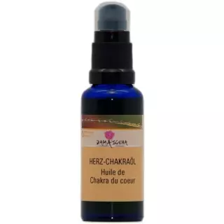 Масло Damascena Heart Chakra, органическая стеклянная бутылка, 30 мл