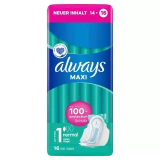 Бинты Always Maxi Normal с крылышками 14 шт.